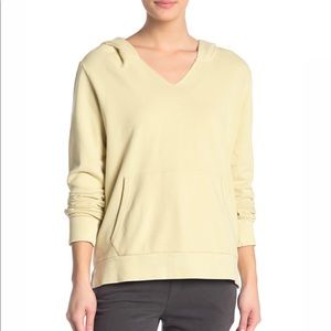 Jason Scott Raw Split Neck Pullover Hoodie